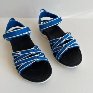 Teva Womens Tirra Strappy Sport Sandals Size‎ 7.5 Blue Hiking Outdoor Athleisure